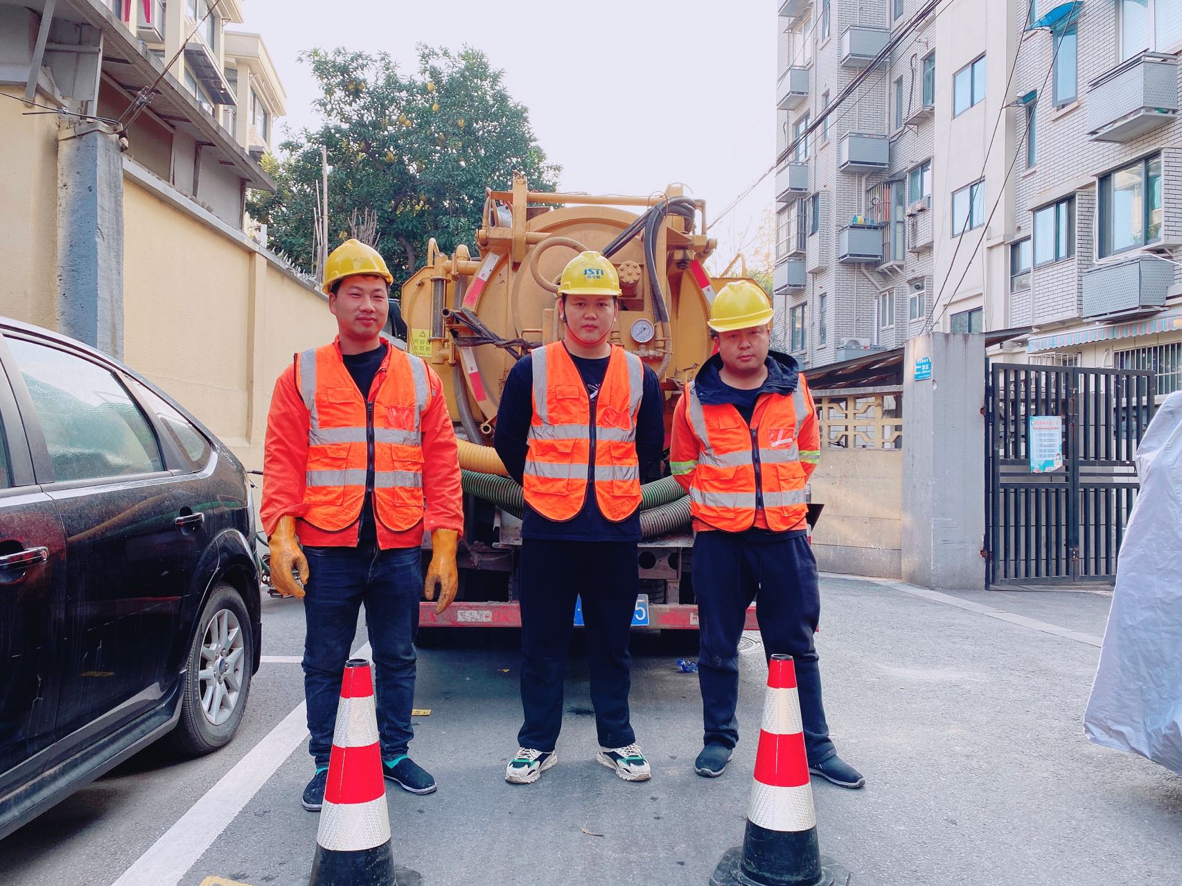 石湫南京某小区管道清淤检测施工